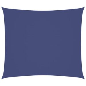 vidaXL Toldo de vela rectangular tela Oxford azul 2x2,5 m