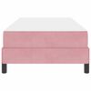 vidaXL Cama tipo Box Spring con colch&oacute;n Rosa 90 x 210 cm tela