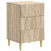 vidaXL Mesita de Noche Roble Sonoma 43 x 39,5 x 66,5 cm