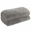 vidaXL Manta con peso y con funda tela gris 10 kg 140x200 cm