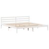 vidaXL Cama sin colch&oacute;n madera maciza de pino blanca 180x200 cm