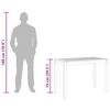 vidaXL Mesa de comedor de jard&iacute;n madera maciza de acacia 110x55x75 cm