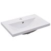 vidaXL Lavabo encastrado de cer&aacute;mica blanco 61x39,5x18,5 cm