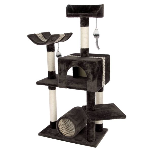 Kerbl Rascador para gatos Safari Big marr&oacute;n oscuro 122 cm