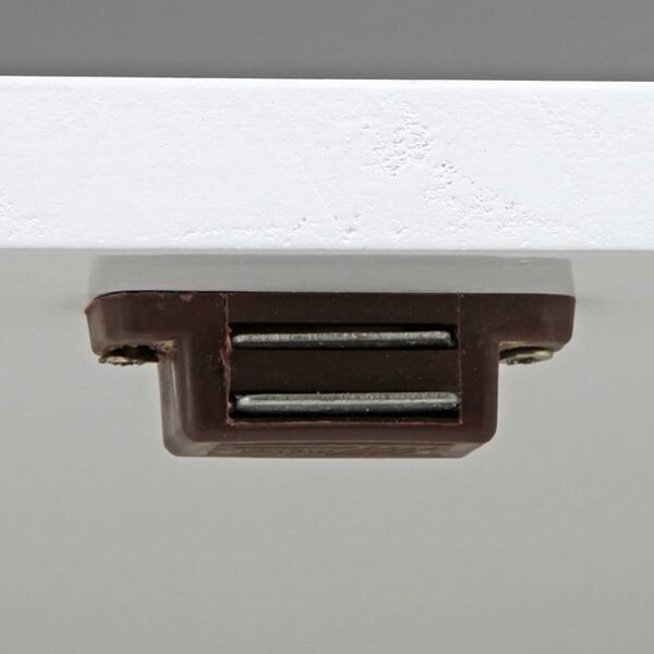 Kerbl Mueble arenero para gatos Helena 64x46x65 cm blanco 82662