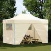 vidaXL Carpa de Fiesta Crema 291 x 431 x 315 cm Tela Oxford