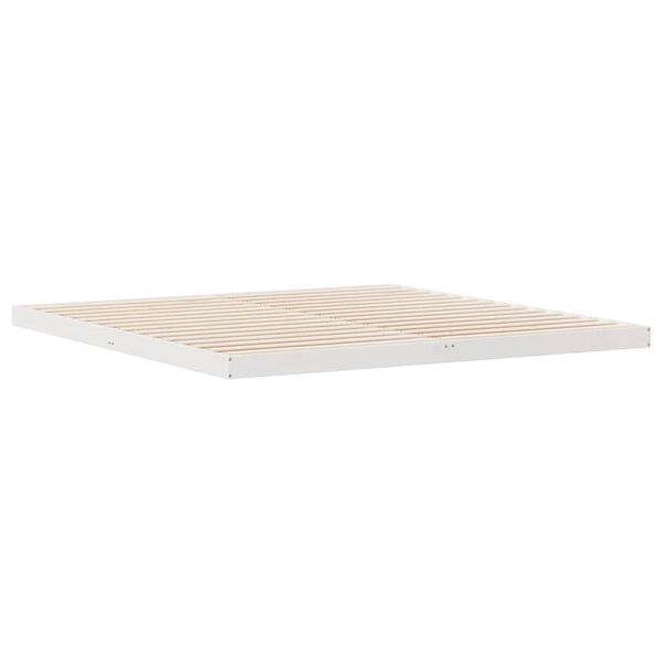 vidaXL Estructura de cama 213.5 x 104 x 9 cm Madera de pino macizo