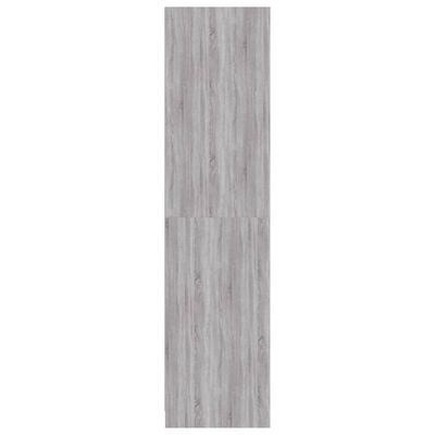 vidaXL Armario de madera contrachapada gris Sonoma 100x50x200 cm
