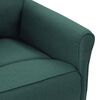 vidaXL Sill&oacute;n de masaje elevable tela verde oscuro