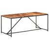 vidaXL Mesa de comedor madera maciza 180x90x76 cm