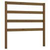 vidaXL Cabecero de cama madera maciza de pino marr&oacute;n miel 96x4x100 cm