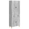 vidaXL Juego de armarios 2 pcs 66 x 34,5 x 90 cm Madera de ingenier&iacute;a