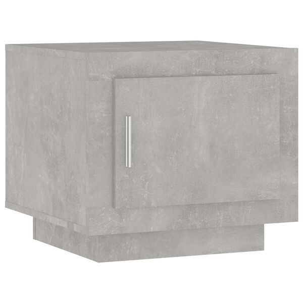vidaXL Mesa de centro madera de ingenier&iacute;a gris hormig&oacute;n 51x50x45 cm