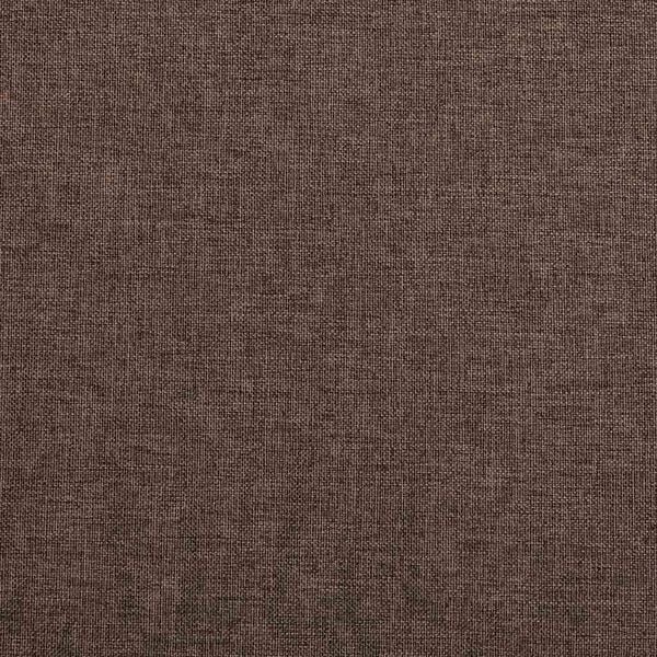 vidaXL Cortinas opacas ganchos look de lino 2 pzs gris taupe 140x225cm