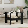 vidaXL Mesa de Caf&eacute; Roble Negro 57 x 55 x 45 cm Madera de ingenier&iacute;a