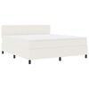 vidaXL Cama tipo Box Spring Crema y 180 x 200 cm Tela de Pana