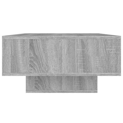 vidaXL Mesa de centro madera contrachapada gris Sonoma 105x55x32 cm