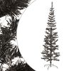 vidaXL &Aacute;rbol de Navidad delgado negro 180 cm