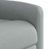vidaXL Sill&oacute;n reclinable el&eacute;ctrico tela gris claro