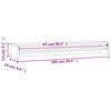 vidaXL Soporte de mesa pantalla contrachapada color roble 100x24x13 cm