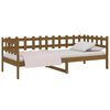 vidaXL Sofá cama madera maciza de pino marrón miel 90x200 cm