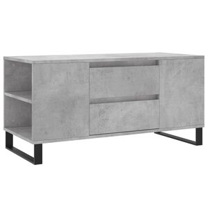 vidaXL Mesa de centro madera ingenier&iacute;a gris hormig&oacute;n 102x44,5x50 cm
