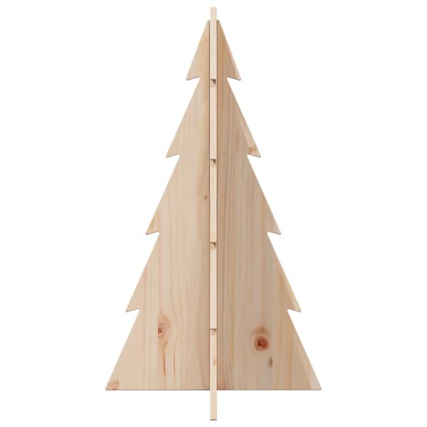 vidaXL &Aacute;rbol de Navidad de madera de adorno madera maciza pino 80 cm