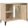vidaXL Armario de lavabo madera contrachapada roble Sonoma 80x33x60 cm