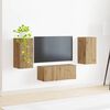 vidaXL Conjunto de mueble de TV 6 pcs Roble artesanal