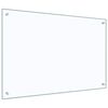 vidaXL Protector contra salpicaduras cocina vidrio templado 90x60 cm