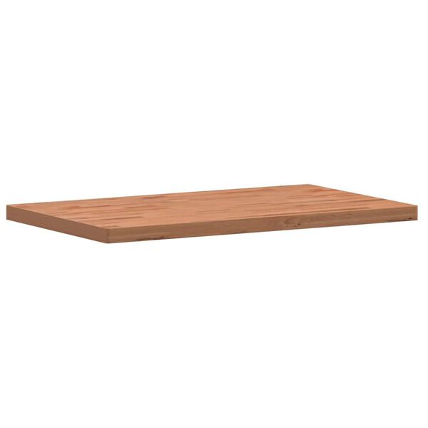 vidaXL Tablero rectangular de madera maciza de haya 100x60x4 cm
