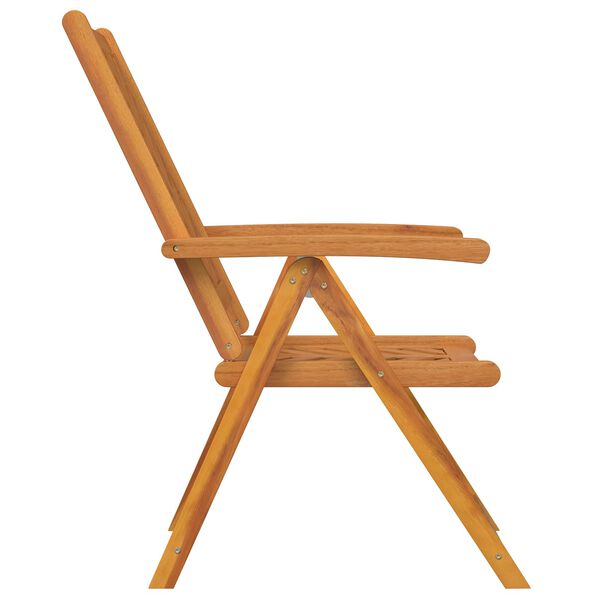 vidaXL Silla reclinable 6 pcs Marrón 57 x 71 x 90 cm Madera