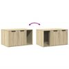 vidaXL Mueble arenero para gatos madera roble Sonoma 80x50x45 cm