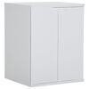 vidaXL Armario de lavadora PVC blanco 68,5x64,5x88 cm