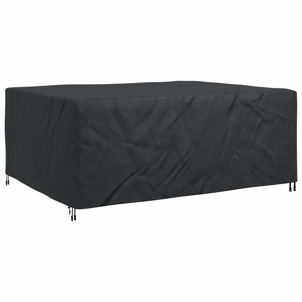 vidaXL Funda para muebles Liso Negro 240 x 190 x 90 cm 210D