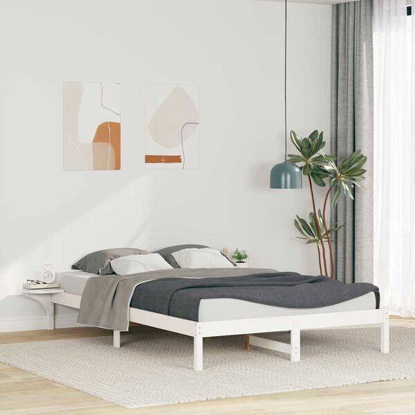 vidaXL Estructura de Cama con Mesitas 160 x 210 cm