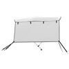 vidaXL Toldo bimini 3 arcos con paredes laterales 183x(137-152)x137 cm