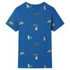Camiseta infantil azul oscuro m&eacute;lange 128
