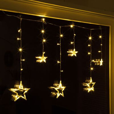 HI Cotina de luces estrellas Fairy con 63 LEDs