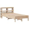 vidaXL Estructura de cama sin colch&oacute;n madera maciza de pino 90x200 cm