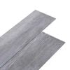 vidaXL Tableros de Suelo Madera gris mate 2,51 m&sup2; 18 uds. PVC