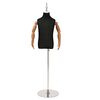 vidaXL Maniqu&iacute; Ajustable de 120-150 cm con Base Unisex PP Negro