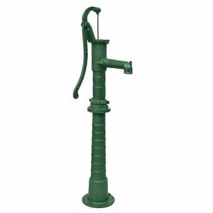 vidaXL Bomba de agua de jard&iacute;n con soporte hierro fundido