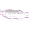 vidaXL Cama box spring sin colch&oacute;n verde oscuro terciopelo 140x220 cm