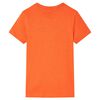 Camiseta infantil naranja oscuro 128