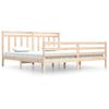 vidaXL Estructura de cama de madera maciza 200x200 cm