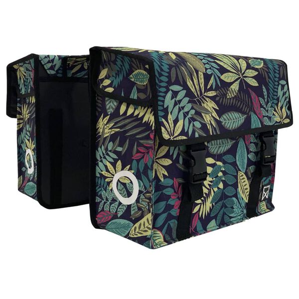 Willex Alforjas para bicicletas City Forest verde 34 L