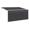 vidaXL Toldo retr&aacute;ctil Antracita 300 x 200 cm tela