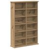 vidaXL Cabinet para CDs Roble artisan 60 x 17 x 92 cm