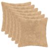 vidaXL Funda de almohada 6 uds. HEERLEN Crema 40 x 40 cm